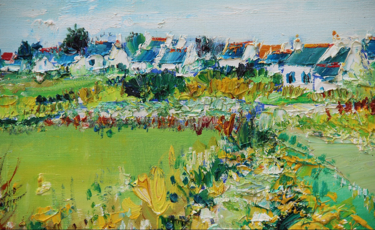 Houses In Brittany By Yolande Ardissone (1927-2024)-photo-3