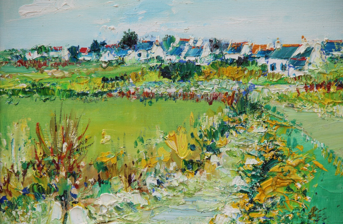 Houses In Brittany By Yolande Ardissone (1927-2024)