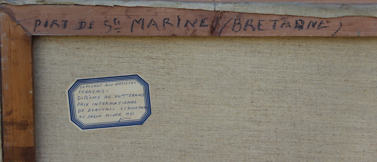 ODET STE-MARINE par Pierre PLOUHINEC (1907-1984)-photo-8