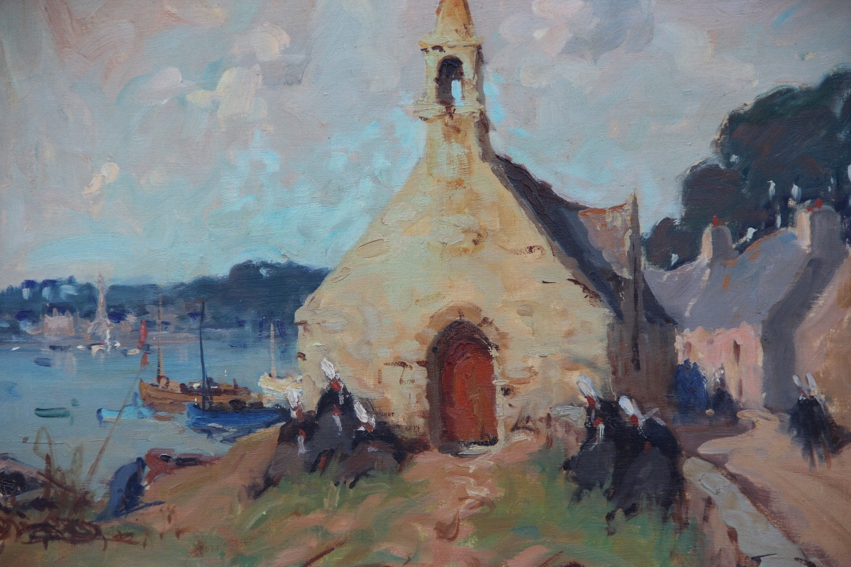 ODET STE-MARINE par Pierre PLOUHINEC (1907-1984)