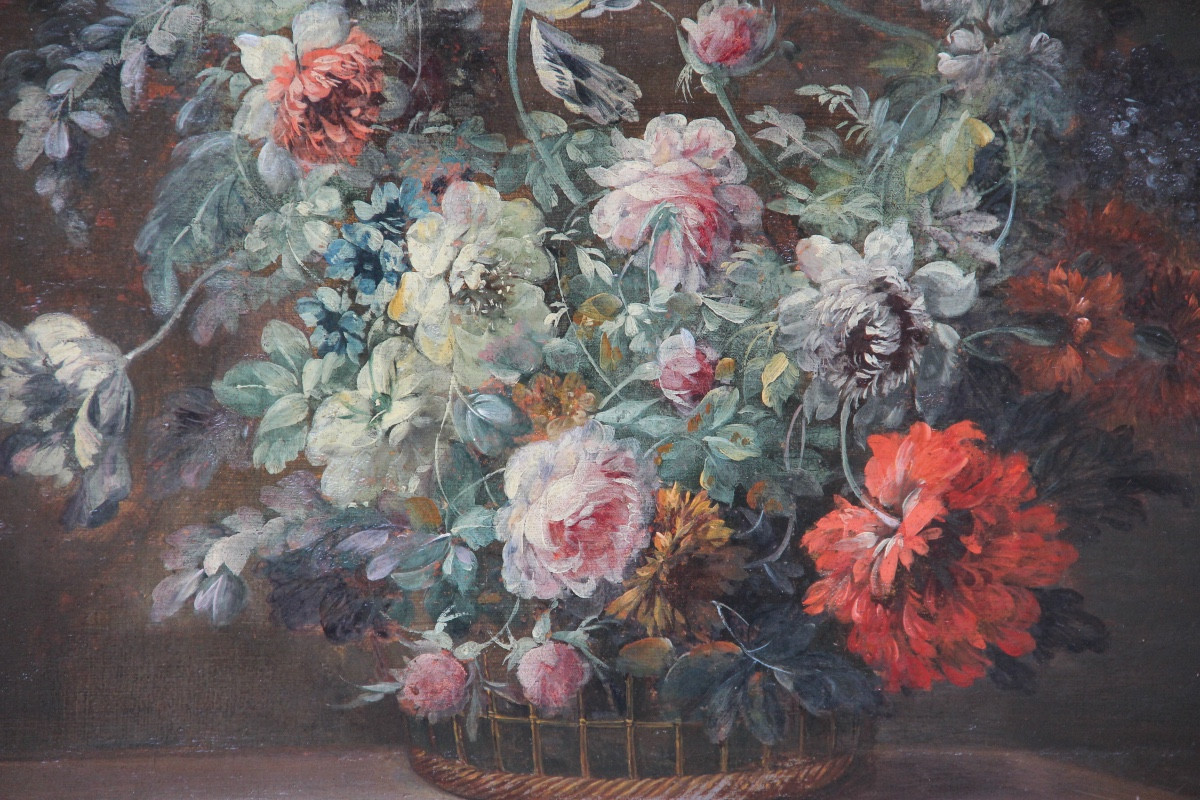 Flowers French School Late 18th/early 19th Century-photo-1