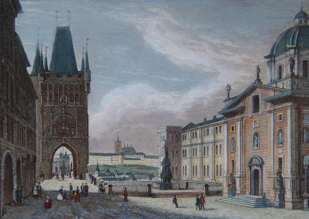 12 Views Of Prague Circa 1830
