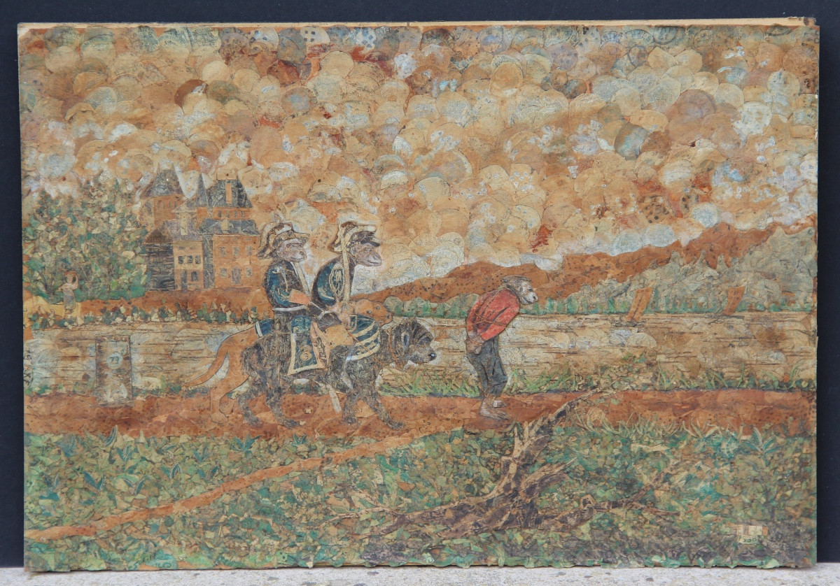 ART BRUT : l'arrestation du voleur 1888-photo-2