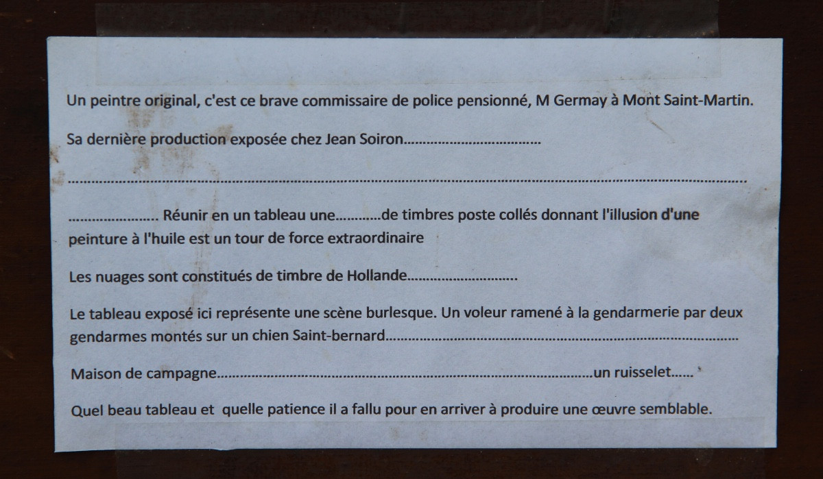 ART BRUT : l'arrestation du voleur 1888-photo-7