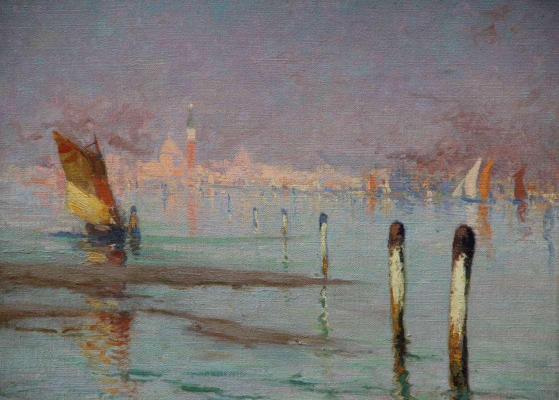 Venice By Pierre Waidmann (1860-1937)-photo-2