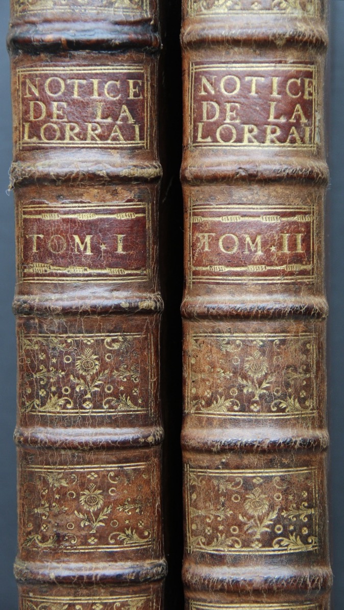 Notice de la LORRAINE par DOM CALMET 1756