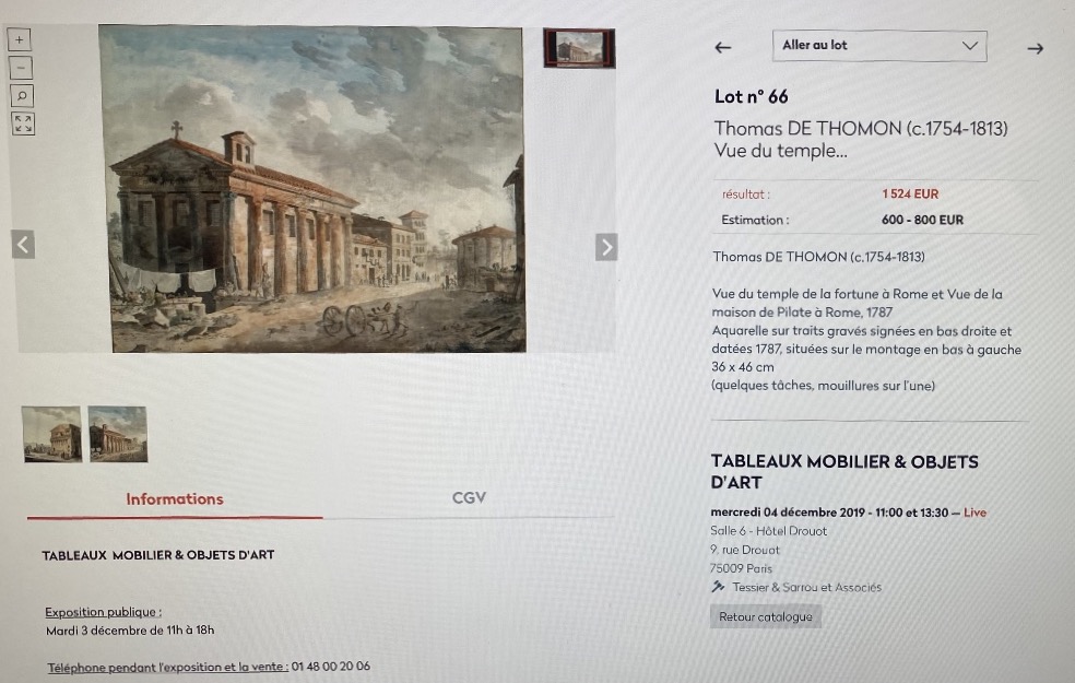 Rome By Jean-françois Thomas De Thomon (1760–1813)-photo-8
