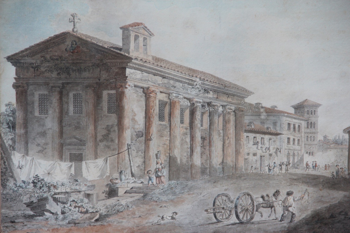 Rome By Jean-françois Thomas De Thomon (1760–1813)