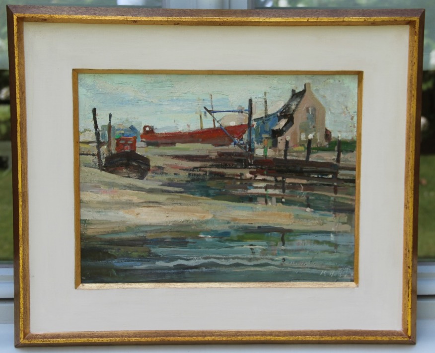 "the Port" By Karel Heymans (1899–1974)-photo-2