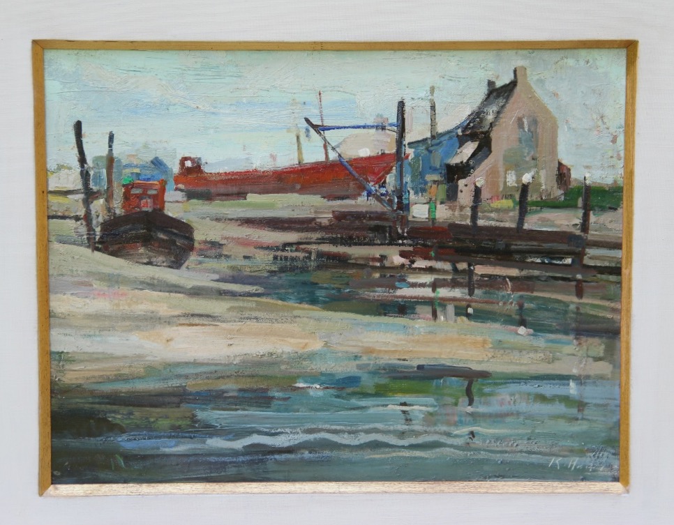 "the Port" By Karel Heymans (1899–1974)-photo-3