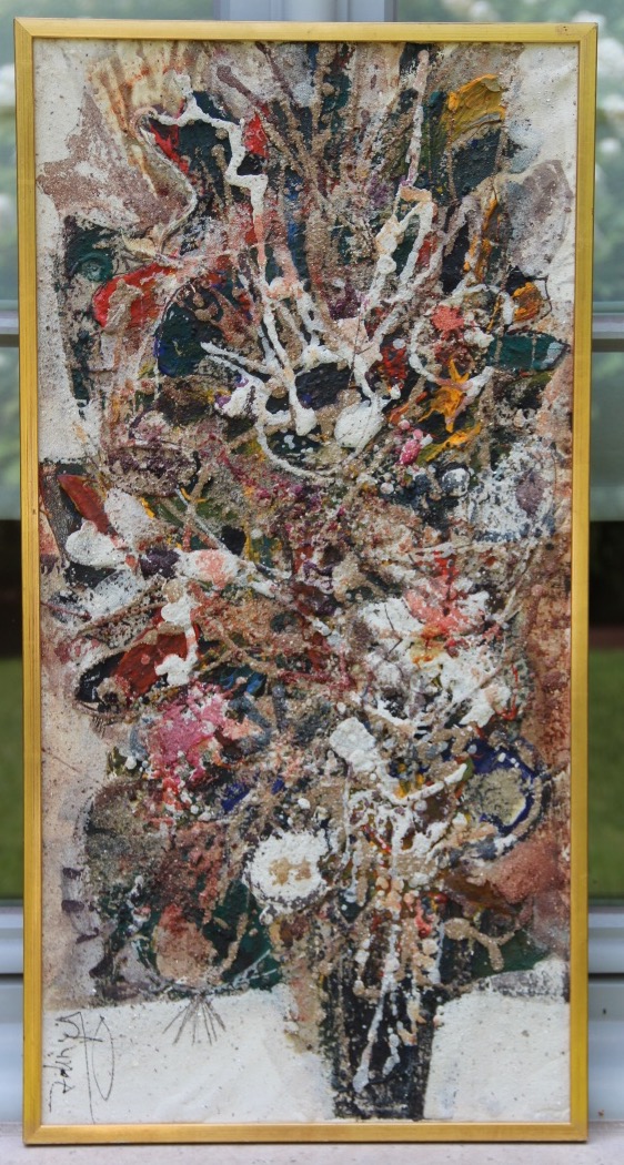 "the Flowers" By Georges Adingra (1933–2005)-photo-2