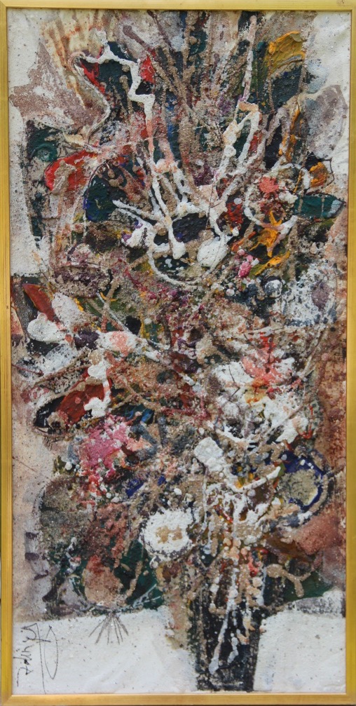 "the Flowers" By Georges Adingra (1933–2005)