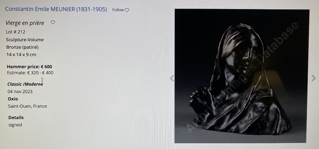 La PRIERE par Constantin MEUNIER (1831-1905)-photo-6