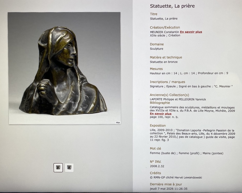 La PRIERE par Constantin MEUNIER (1831-1905)-photo-8