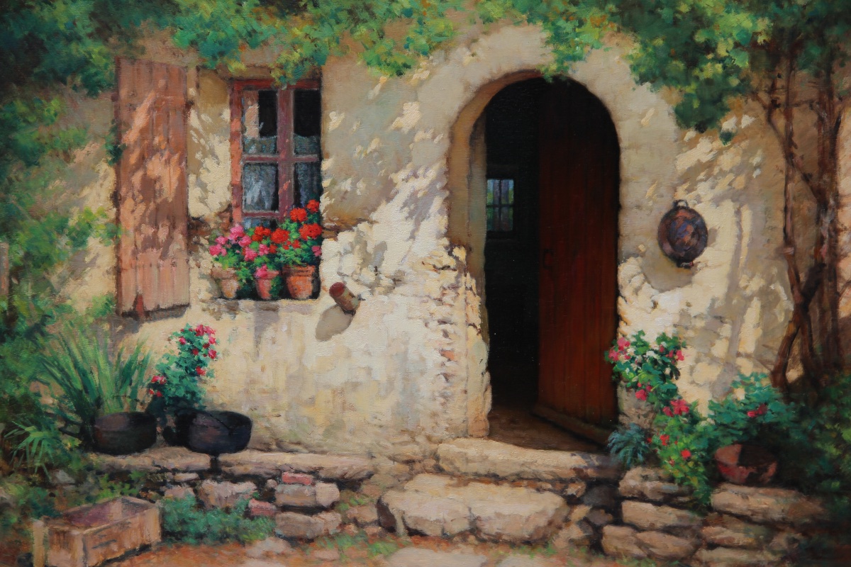 "breton Cottage" By Charles Perron (1893–1958)-photo-2