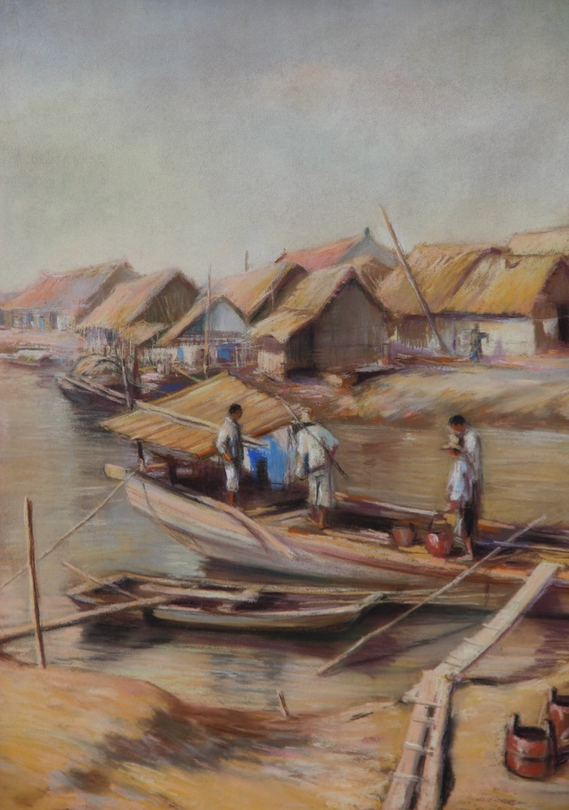 China, The Village By I. Gerasimoff (born In 1913)