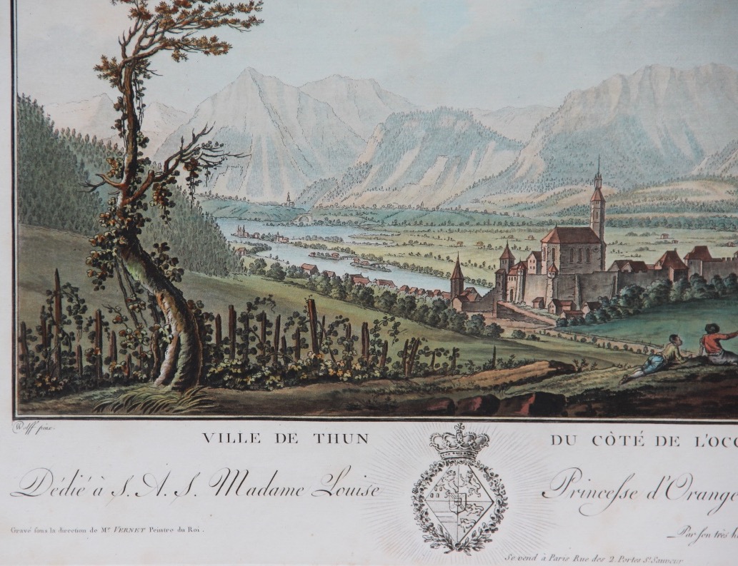 SUISSE : THUN par Jean-François JANINET (1752-1814)-photo-3