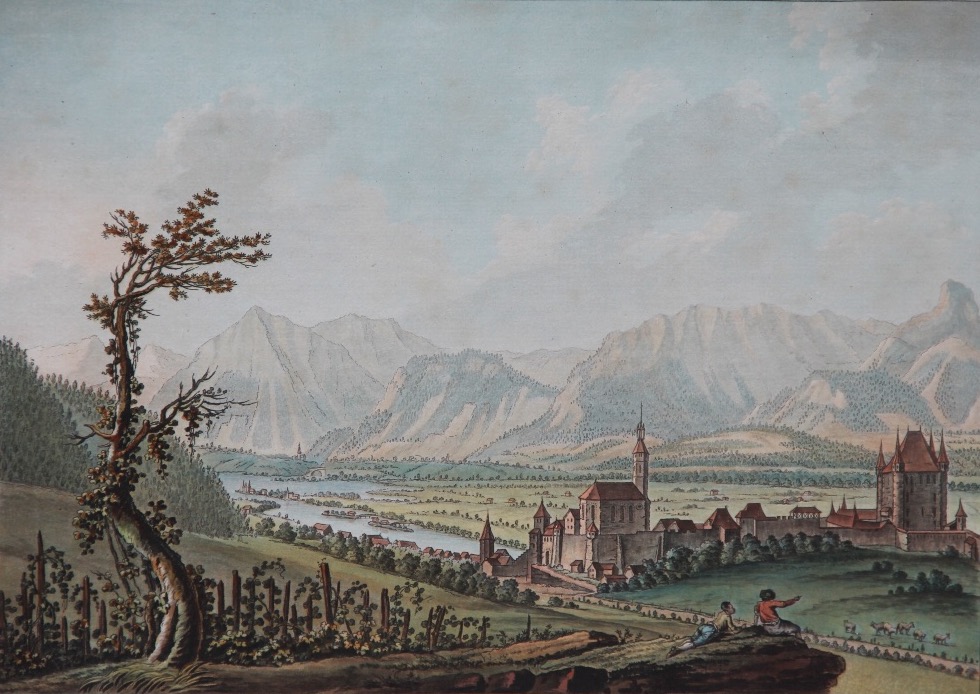 SUISSE : THUN par Jean-François JANINET (1752-1814)