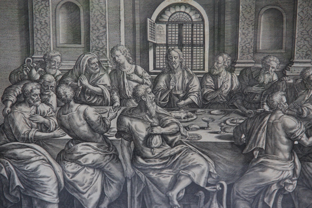 La CENE par Julius GOLTZIUS 1586