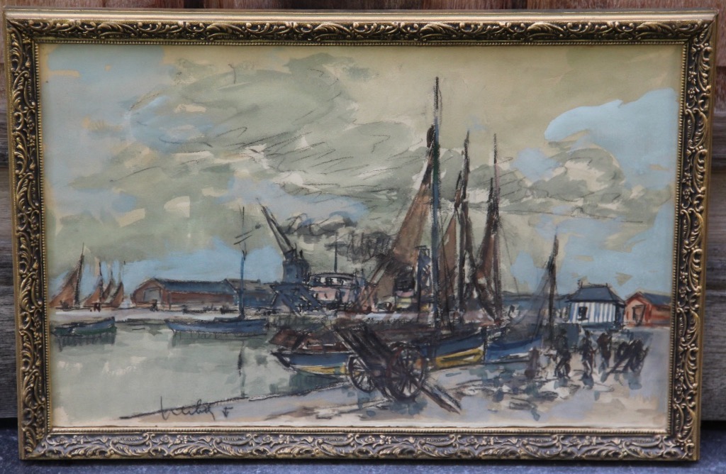 HONFLEUR par Fernand HERBO (1905-1995)-photo-2