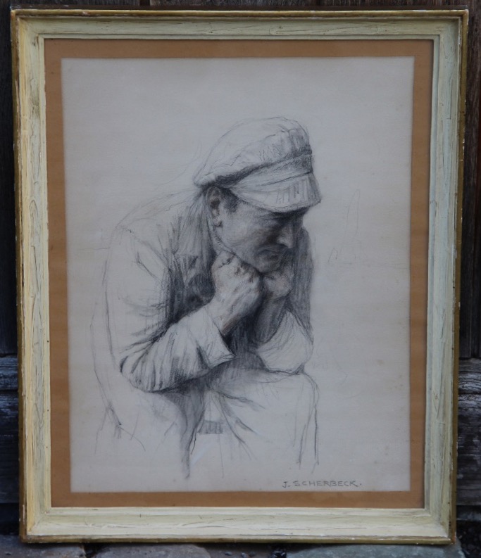 "the Fisherman" By Jean Scherbeck (1898–1989)-photo-3