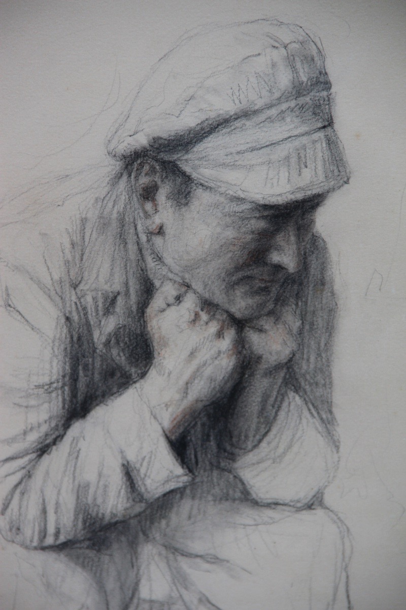 "the Fisherman" By Jean Scherbeck (1898–1989)