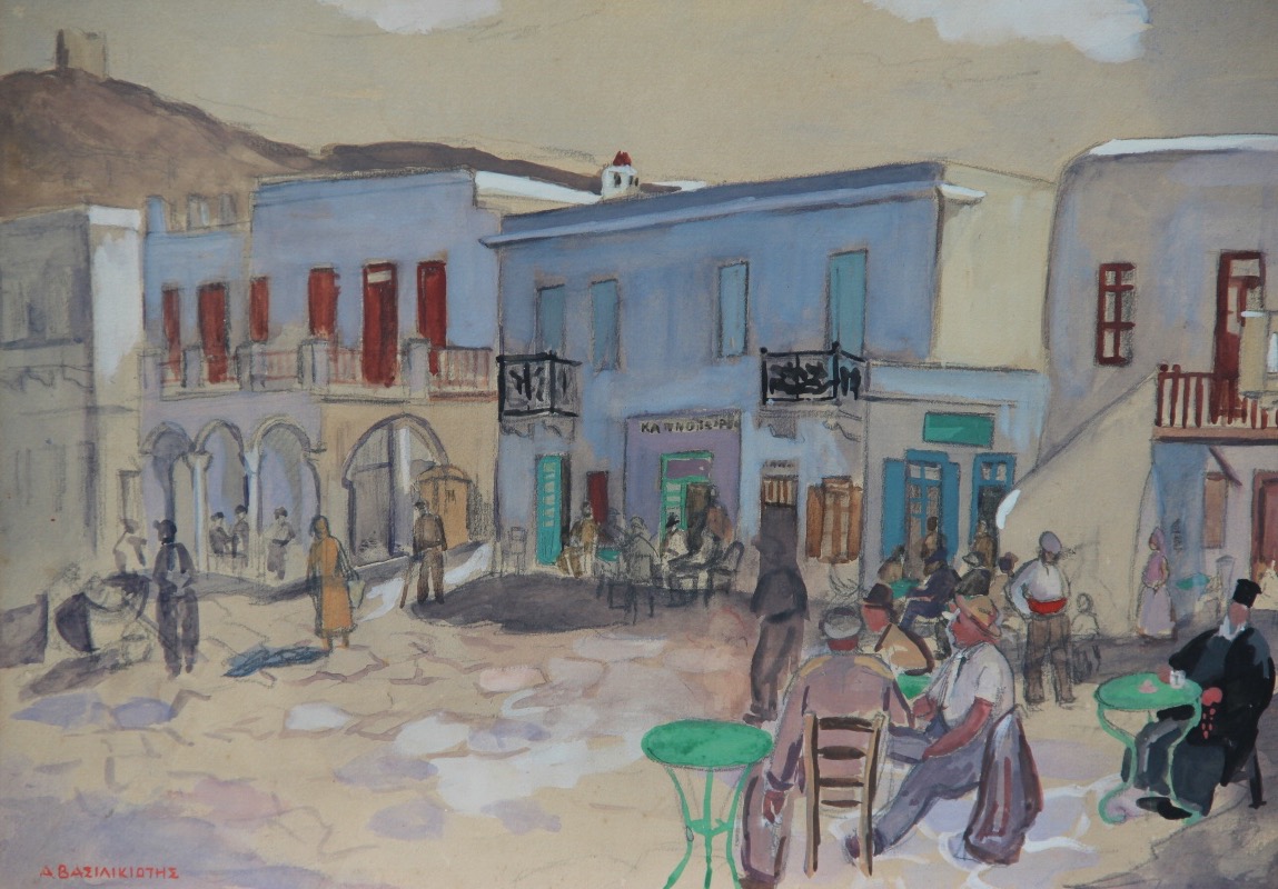 La GRECE par Aristotelis VASILIKIOTIS (1902-1972)-photo-4