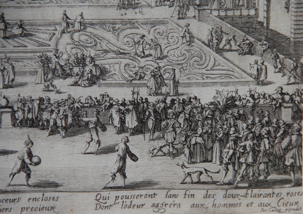 Le PARTERRE de NANCY par Jacques CALLOT-photo-8