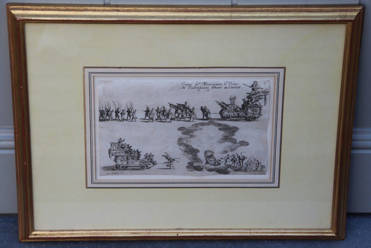 Entrée du Prince de PFALZBOURG par Jacques CALLOT-photo-2