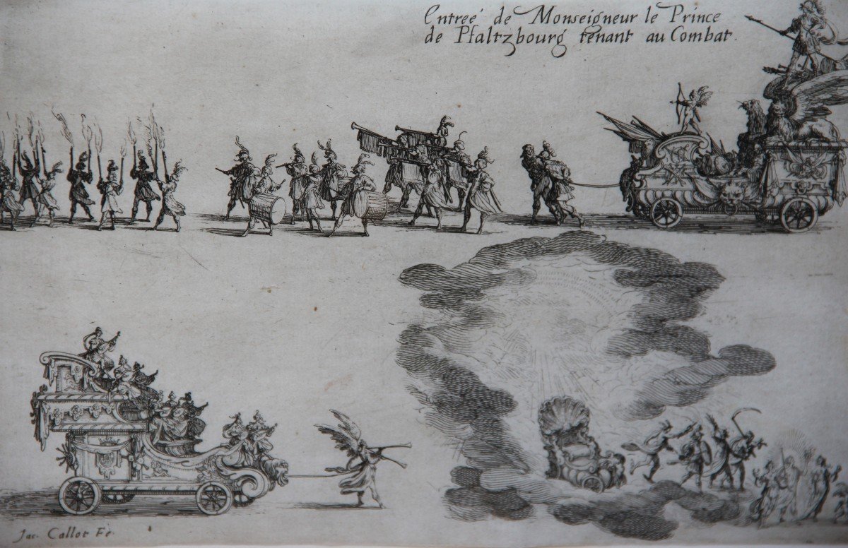 Entry Of The Prince Of Pfalzbourg By Jacques Callot-photo-3