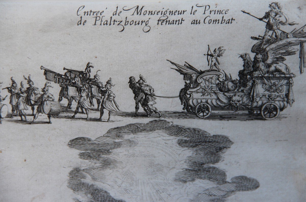 Entrée du Prince de PFALZBOURG par Jacques CALLOT-photo-1