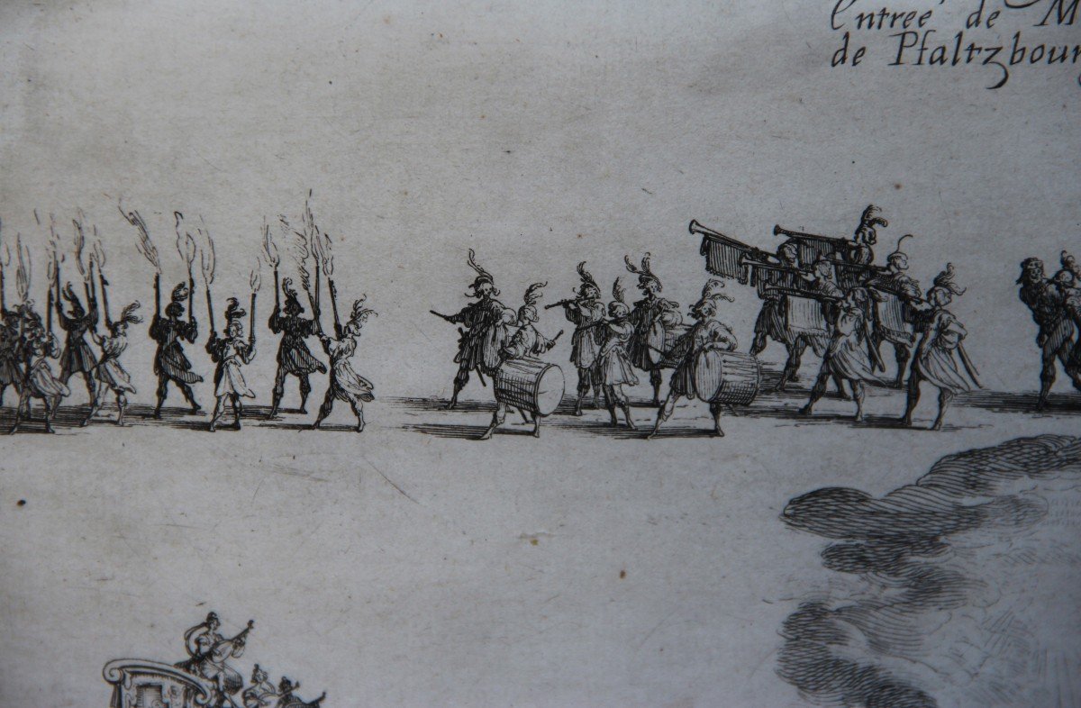 Entrée du Prince de PFALZBOURG par Jacques CALLOT-photo-2