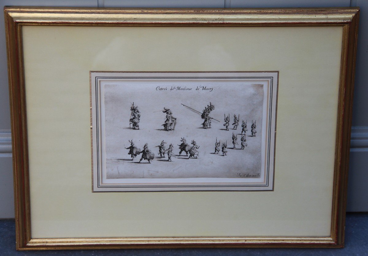 Entrée  de Monsieur de MACEY par Jacques CALLOT-photo-2