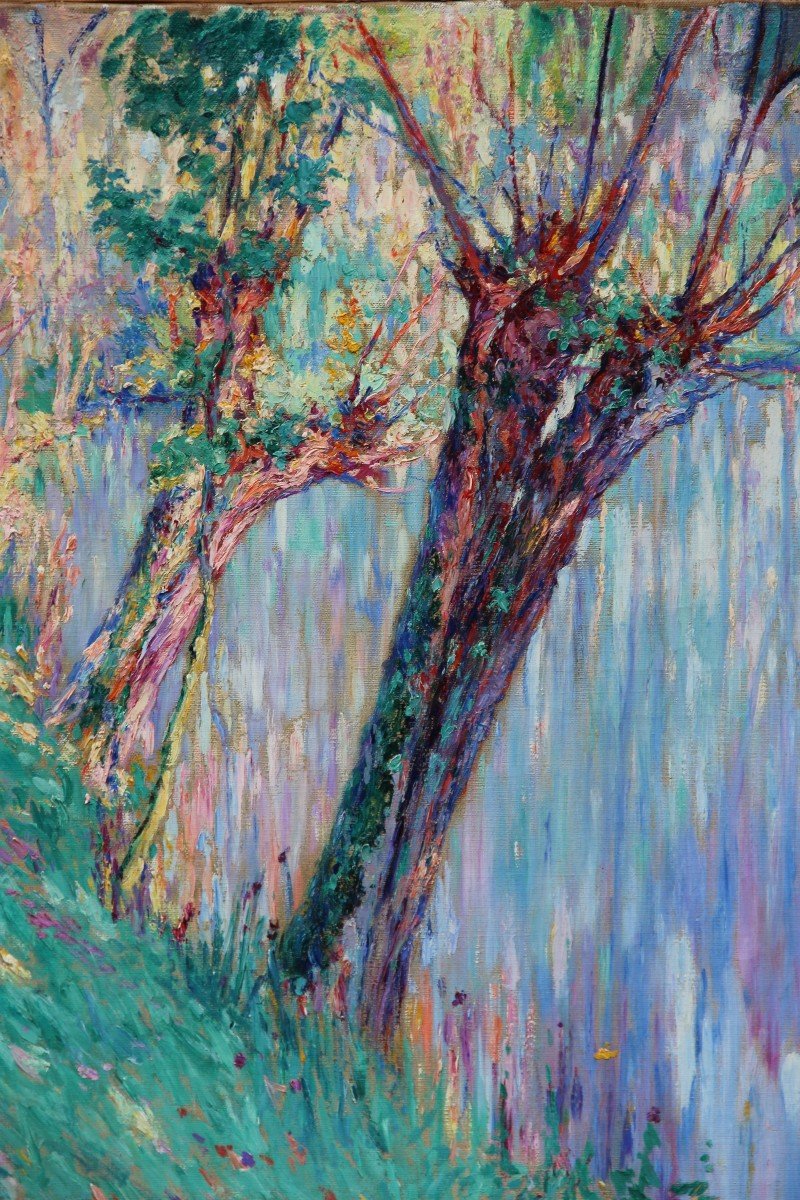 Paysage IMPRESSIONNISTE de Jules POSTEL