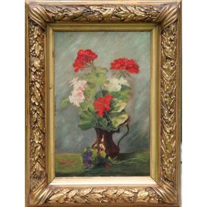 Still Life With Flowers 1905 Signed