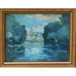 VETHEUIL par Alfred VEILLET (1882-1958)
