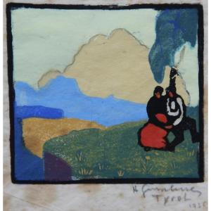 AUTRICHE TYROL II par Herbert GURSCHNER 1936