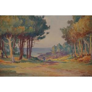 ERQUY BRETAGNE par Léon HAMONET (1877-1953)