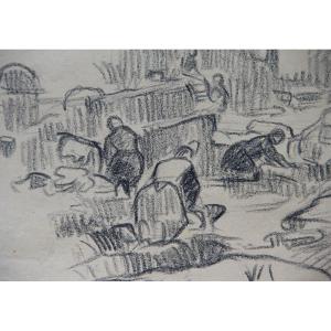 Wash House In Loctudy By Victor Prouve (1858-1943)