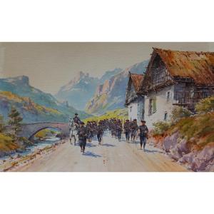 Les CHASSEURS ALPINS par Louis RAMBAUD