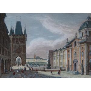 12 Views Of Prague Circa 1830