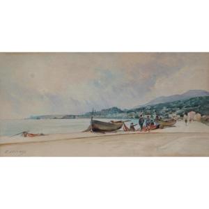 MENTON par Ernest LESSIEUX (1848-1925)