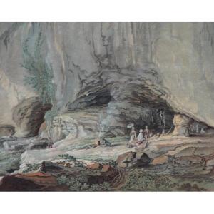 SUISSE : THUN par Charles-Melchior DESCOURTIS (1753-1820)
