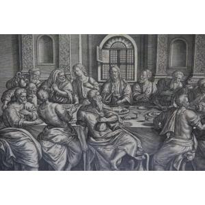 La CENE par Julius GOLTZIUS 1586