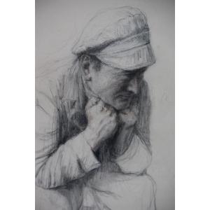 Le PECHEUR par Jean SCHERBECK (1898-1989)