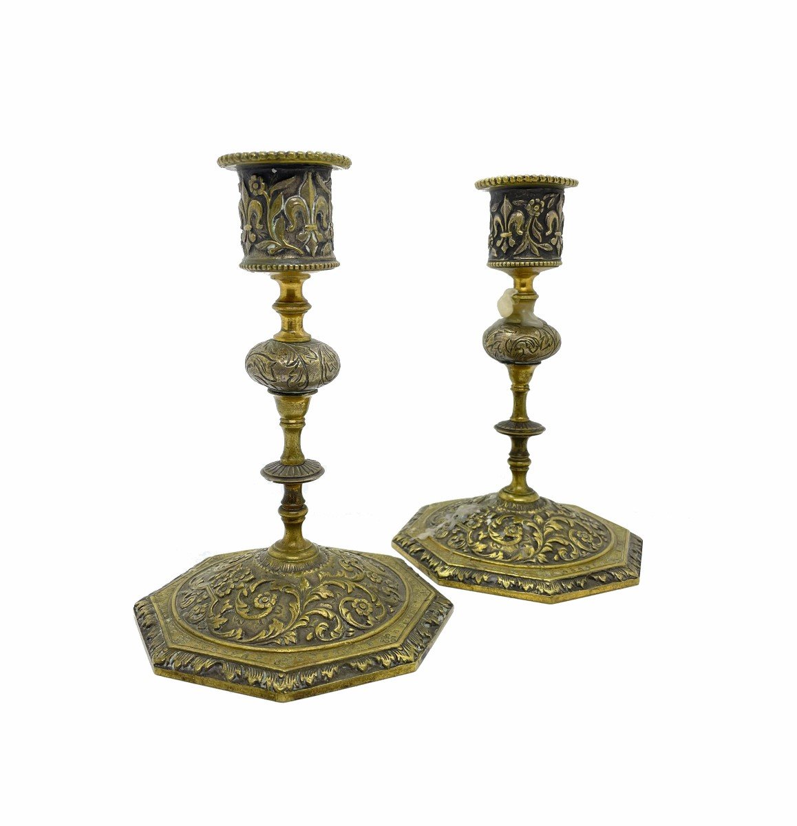 Bougeoirs En Bronze-photo-2