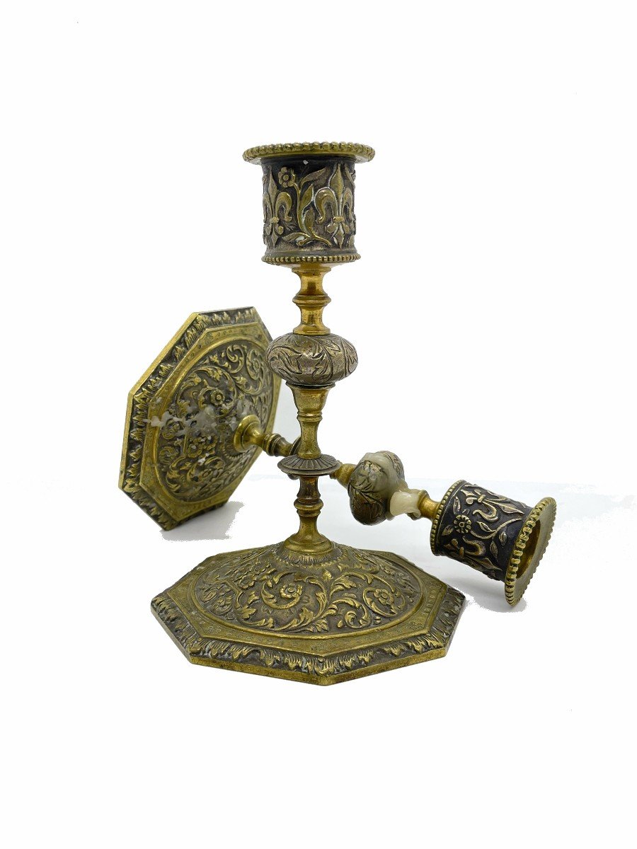 Bougeoirs En Bronze