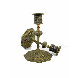 Bronze Candlesticks