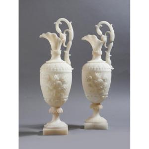 Italian Alabaster Vases