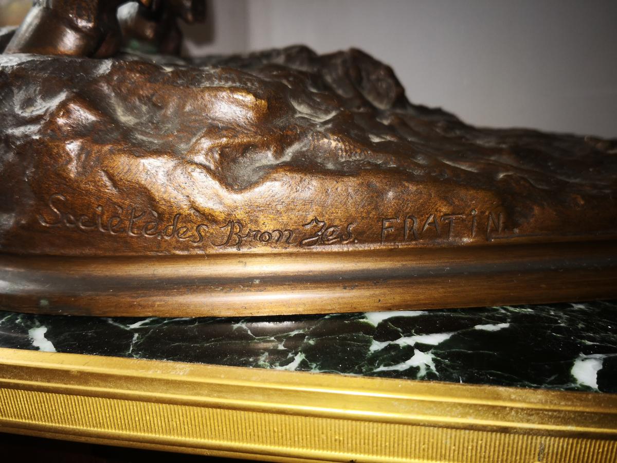 Taureau Bronze Par Fratin-photo-4